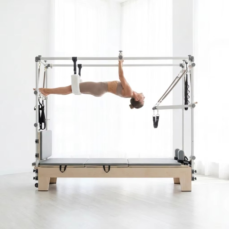 Pilates Yoga Studio - YTTYIN Коммерческий деревянный пилатес-реформер 3-в-1 для
