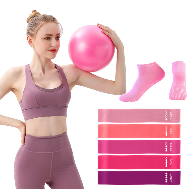 Pilates Yoga Workout At Home - Наборы носков с мячом для пилатеса,