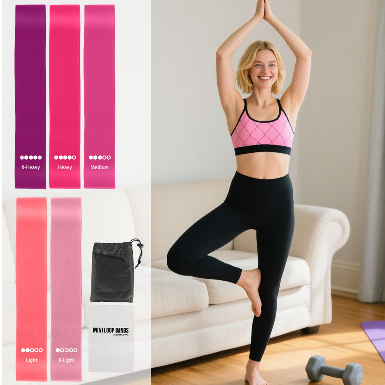 Difference Pilates And Yoga - Эластичные ленты для занятий спортом для